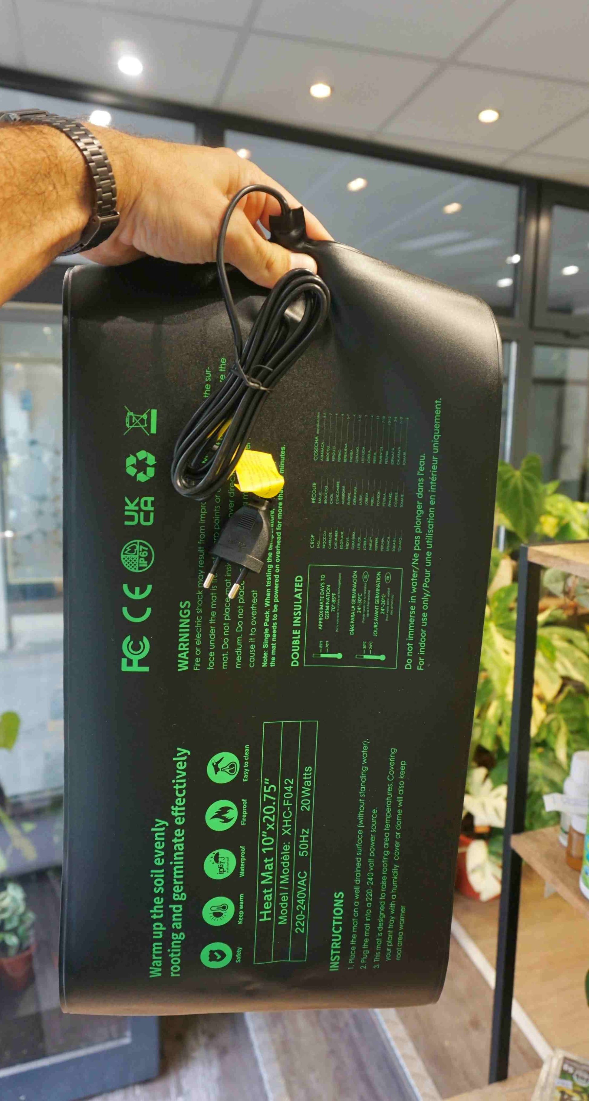 Tapis Chauffant plante bulbilles alocasia boutures studio plantes france strasbourg heatmat plants