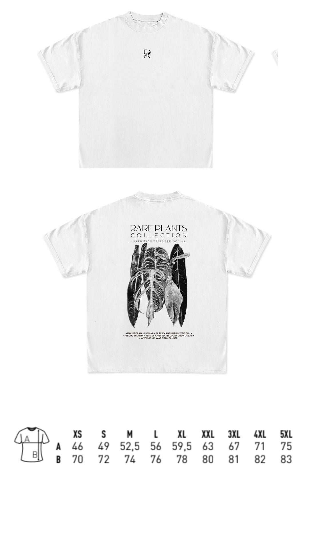 Tshirt RPC - Rare Plants Collection - Édition limitée