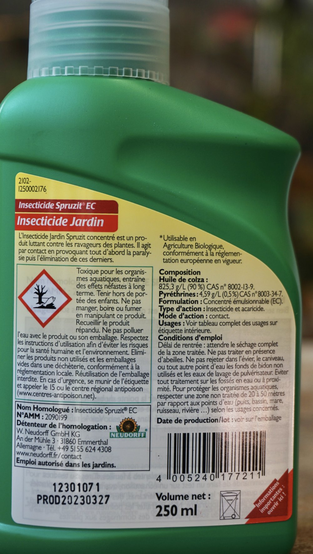 Insecticide Concentré SPRUZIT